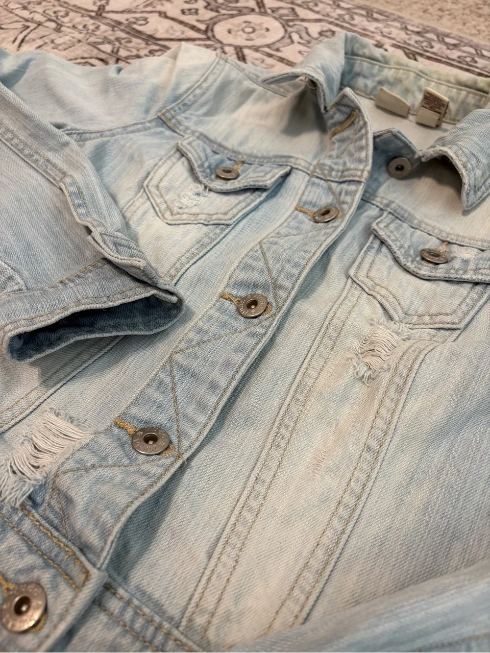 Girls Mudd Light Blue Denim Jacket
